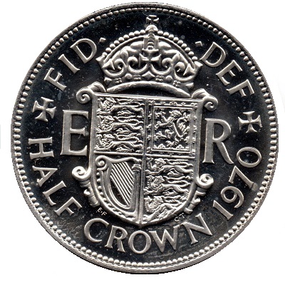 UK Half Crown 1970 Value