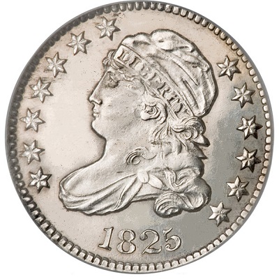 Dime 1825 Value