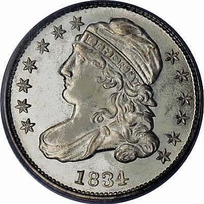 1834 US Coins Value