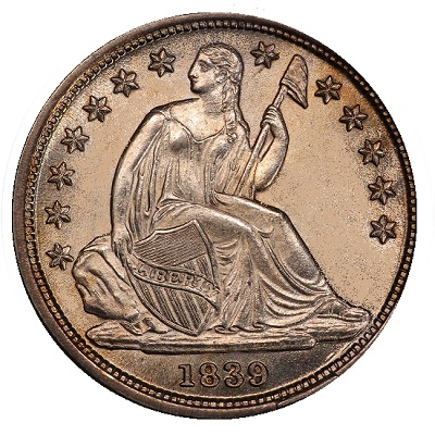 1839 US Coins Value