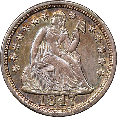 Dime 1847 Value