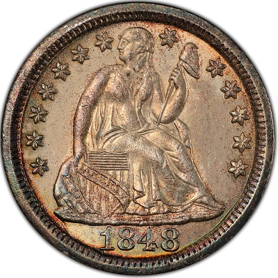 Dime 1848 Value