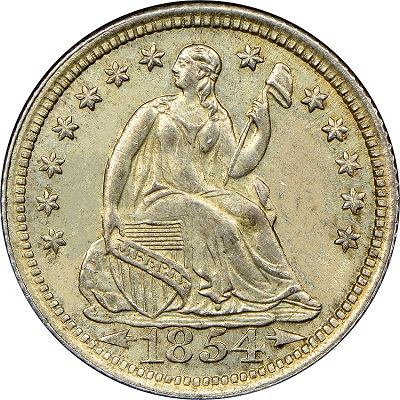 Dime 1854 Value