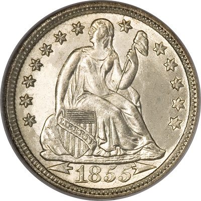 Dime 1855 Value