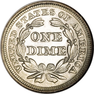  United States Dime 1855 Value