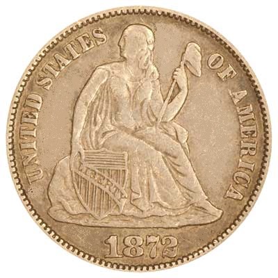 Dime 1872 Value