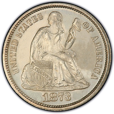 Dime 1873 Value
