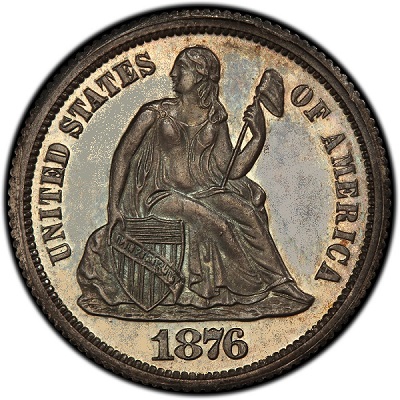 Dime 1876 Value