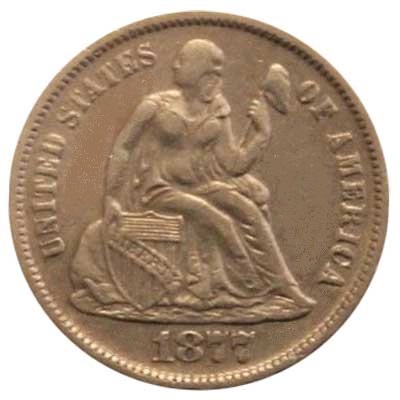 Dime 1877 Value
