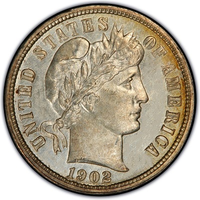 1902 US Dime Value