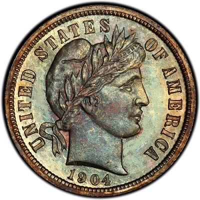 1904 US Dime Value