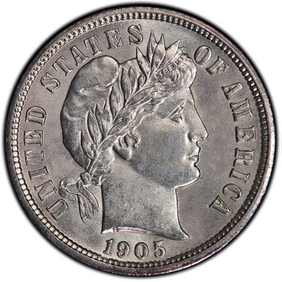 1905 US Dime Value