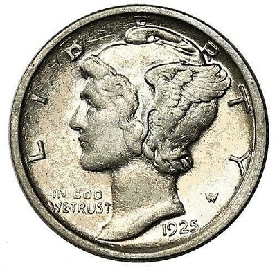 US 1925 Dime Value