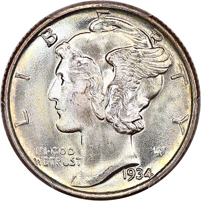 Dime 1934 Value