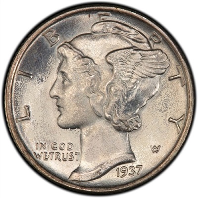Dime 1937 Value
