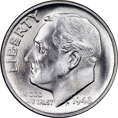 US 1948 Dime Value