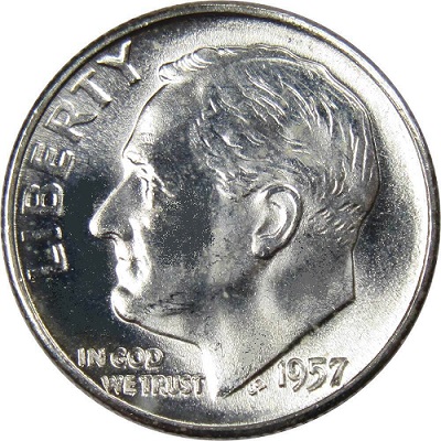 US 1957 Dime Value