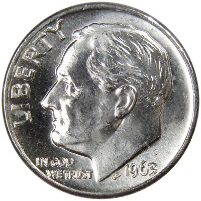 US 1963 Dime Value