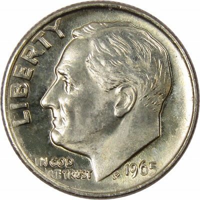 US 1965 Dime Value