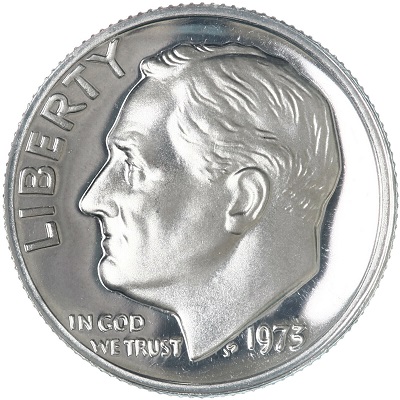 US 1973 Dime Value