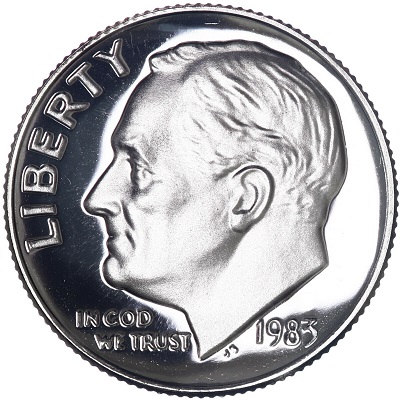 US 1985 Dime Value