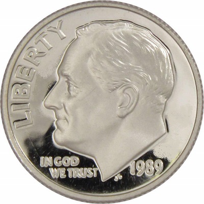 US 1989 Dime Value