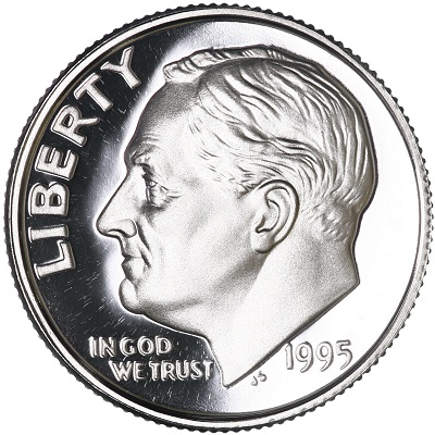 US 1995 Dime Value