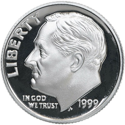 US 1999 Dime Value