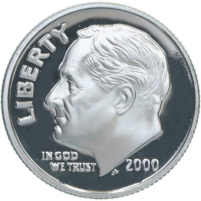 US 2000 Dime Value