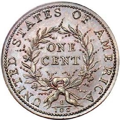  United States One Cent 1793 Value