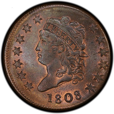 One Cent 1808 Value