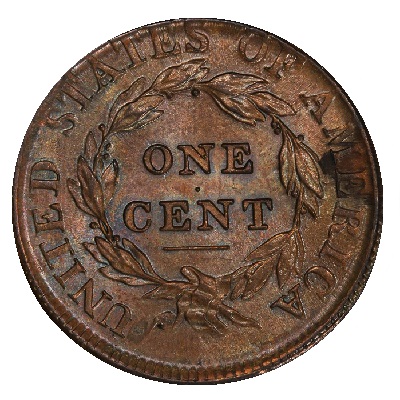  United States One Cent 1812 Value