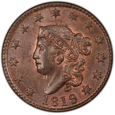 One Cent 1819 Value