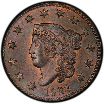 One Cent 1823 Value