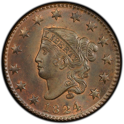 US 1824 Penny