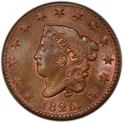 One Cent 1825 Value