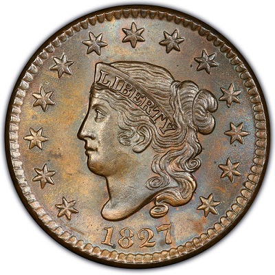 One Cent 1827 Value