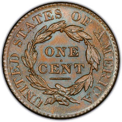  United States One Cent 1827 Value