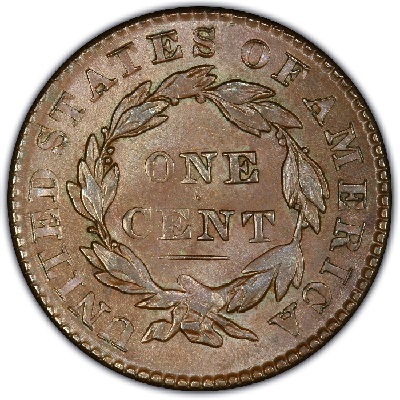  United States One Cent 1829 Value