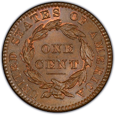  United States One Cent 1830 Value