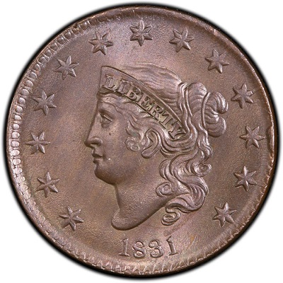 One Cent 1831 Value