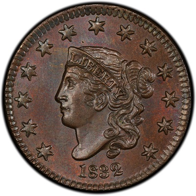 One Cent 1832 Value
