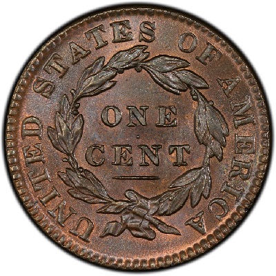  United States One Cent 1833 Value