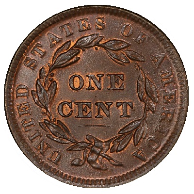  United States One Cent 1839 Value