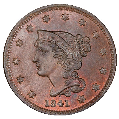 One Cent 1841 Value