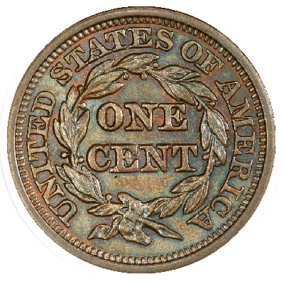  United States One Cent 1844 Value