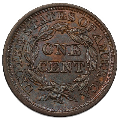  United States One Cent 1845 Value