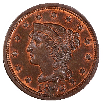US 1846 Penny