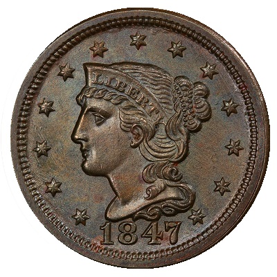 US 1847 Penny