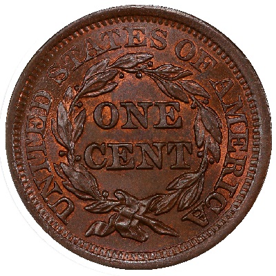  United States One Cent 1854 Value